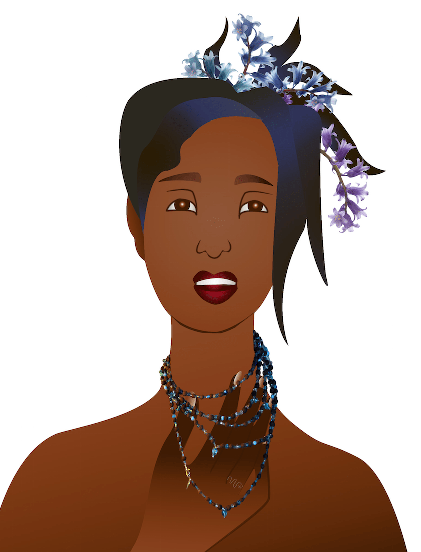 ketting magic blue - moromoro 2104