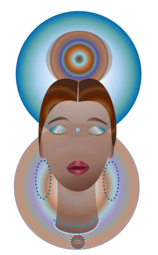 illustration New moon by MRSTAR for april 2018