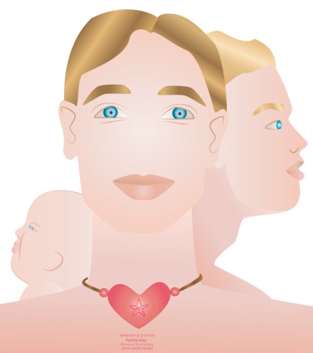 illustration by monique Ravensberg for MRSTAR to celebrate Fathers day 2018.