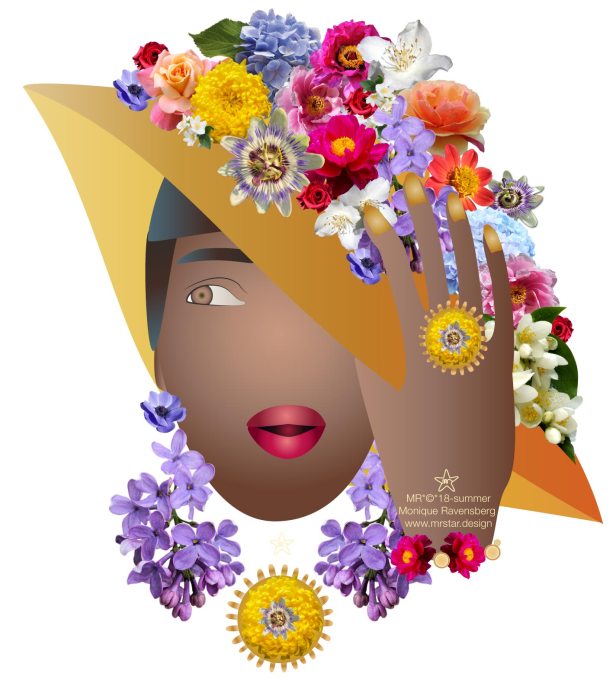 illustration by monique Ravensberg for MRSTAR-summertime