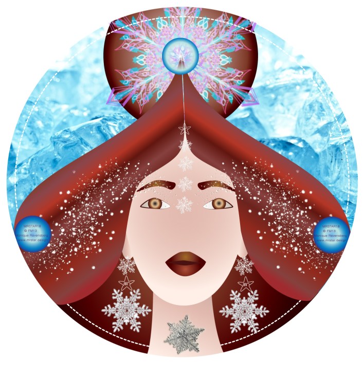 Full moon Illustration by Monique Ravensberg for MRSTAR